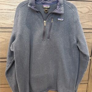 Patagonia Men’s navy blue Quarter-Zip Fleece Pullover